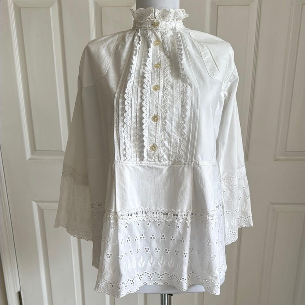White Lace Blouse